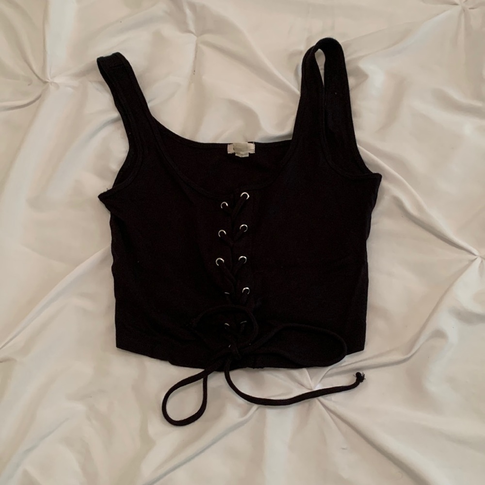 Goth/boho style crop